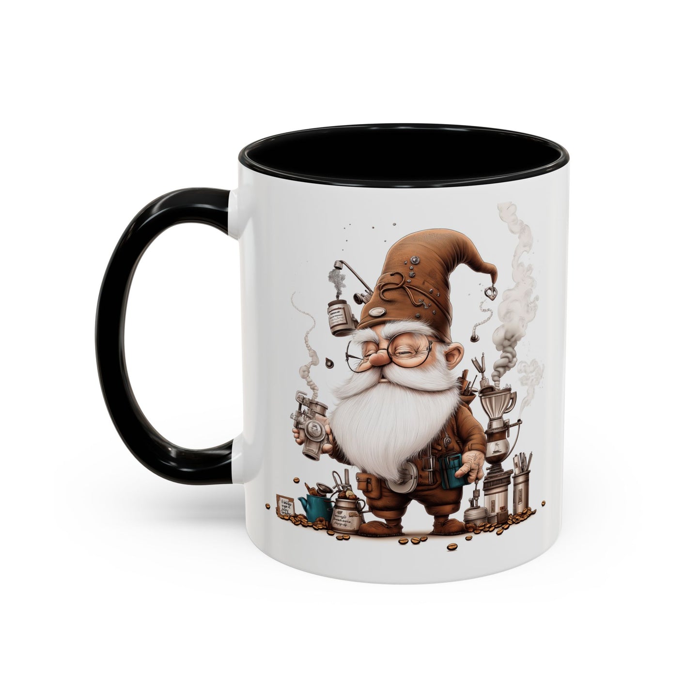 Tiny Hat Coffee Tinkerer Gnome Mug - Fun & Stylish Coffee Cup for Coffee Lovers