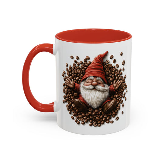 Cozy Accent Gnome Coffee Mug - Perfect for Coffee Lovers | Tiny Hat Coffee Design | Ideal Gift for Holidays & Occasions