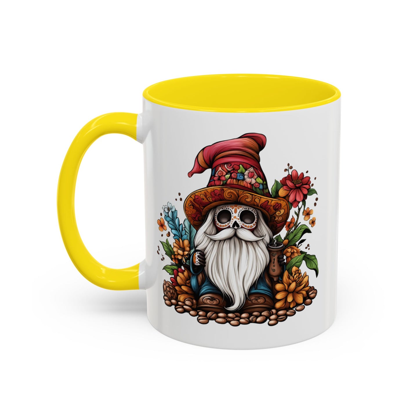 Dia De Los Muertos, Gnome Coffee Mug - Perfect for Coffee Lovers | Tiny Hat Coffee Design | Ideal Gift for Holidays & Occasions