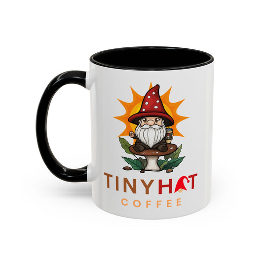Tiny Hat Coffee Accent Gnome Mug - Perfect for Coffee Lovers | Tiny Hat Coffee Design | Ideal Gift for Holidays & Occasions