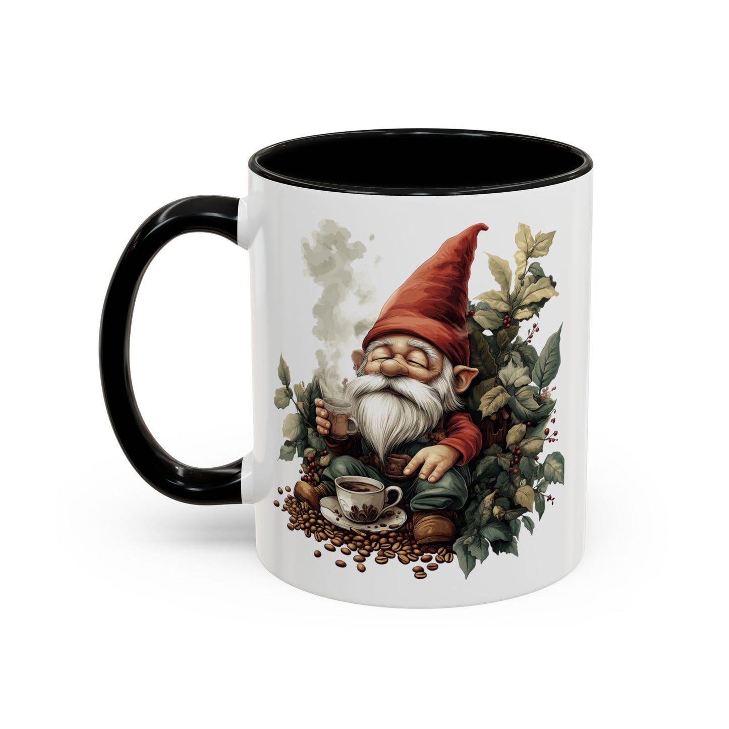 Cozy Accent Gnome Coffee Mug - Perfect for Coffee Lovers | Tiny Hat Coffee Design | Ideal Gift for Holidays & Occasions