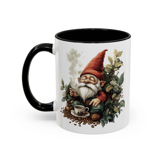 Cozy Accent Gnome Coffee Mug - Perfect for Coffee Lovers | Tiny Hat Coffee Design | Ideal Gift for Holidays & Occasions