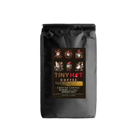 Best Sellers Sample Pack: 6Bean, Cowboy, Breakfast, Peru, Mexico, Bali